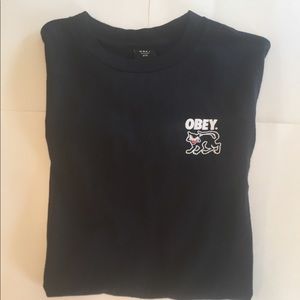 Men’s obey long sleeve T-shirt size medium